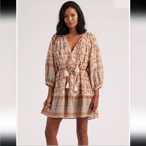 Pre Owned Cleobella ‘Rosy’ Mini Dress Tamil Block Print